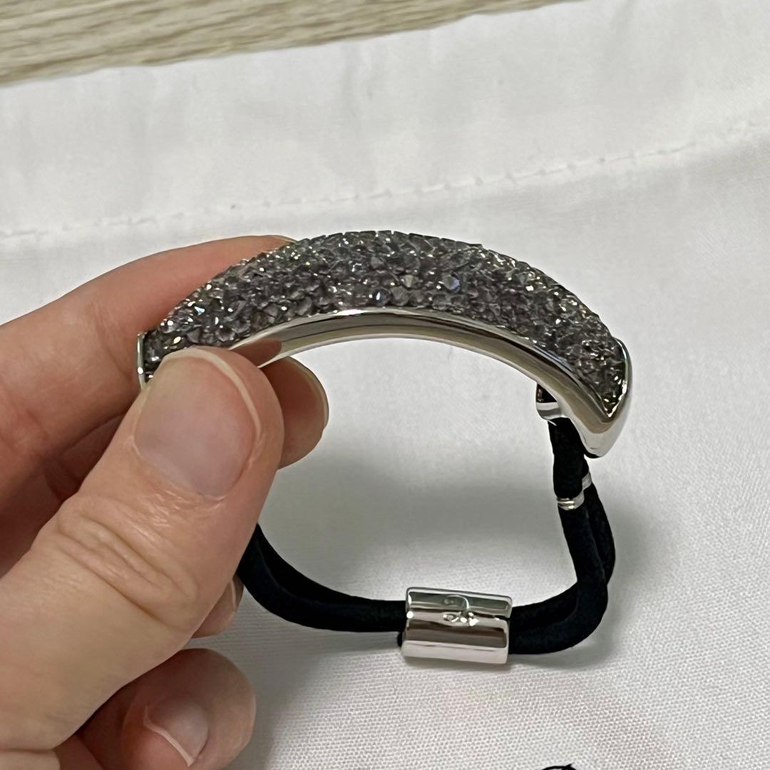 コンプレックスビズ　クラッシーポニー　シルバー×クリア