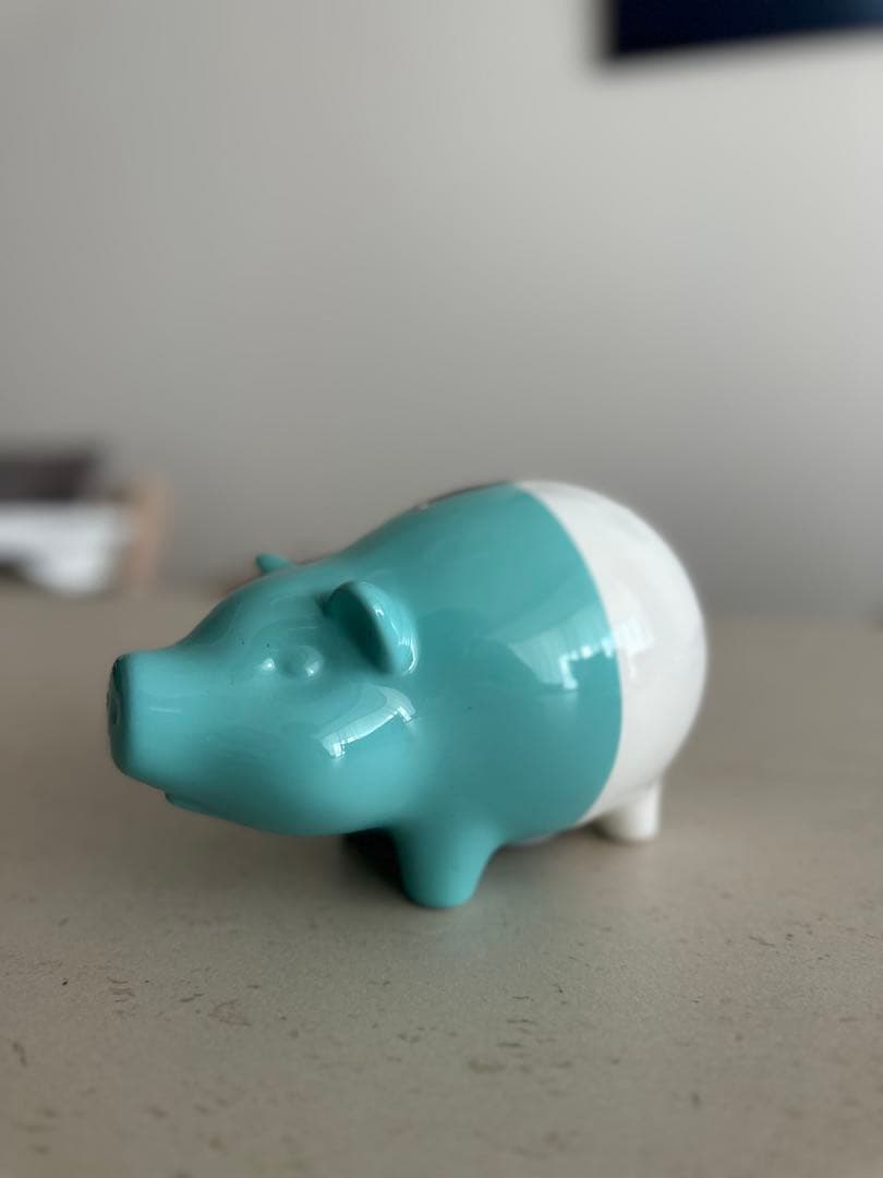 Tiffany & Co. 貯金箱 青と白