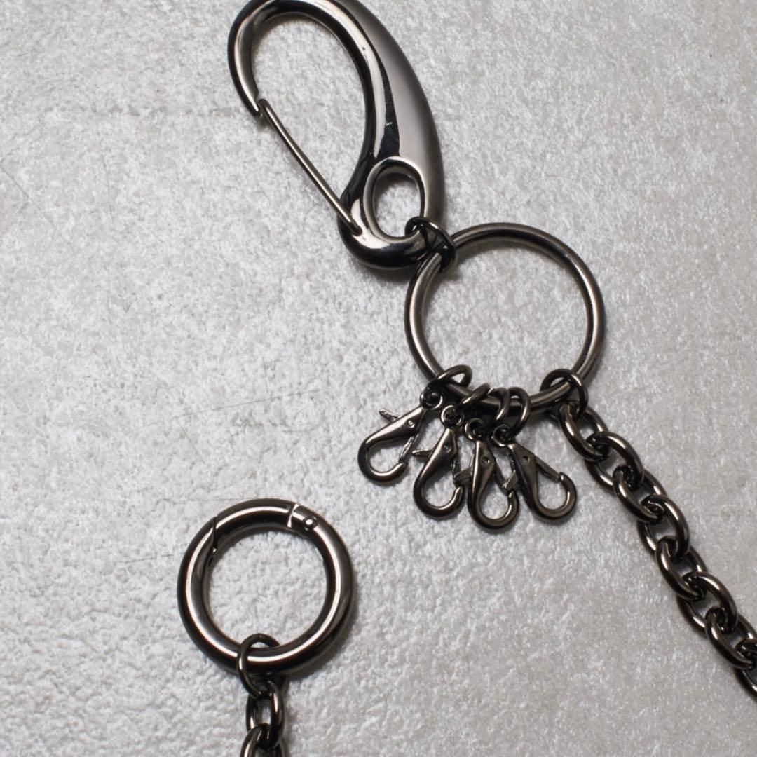 ウォレットチェーン ブラック