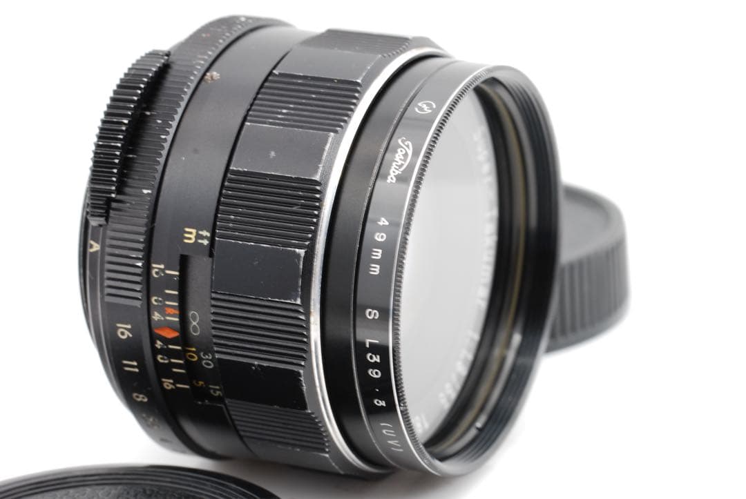 【清掃済・前期型】Super-Takumar 55/1.8 黄変無フィルター付