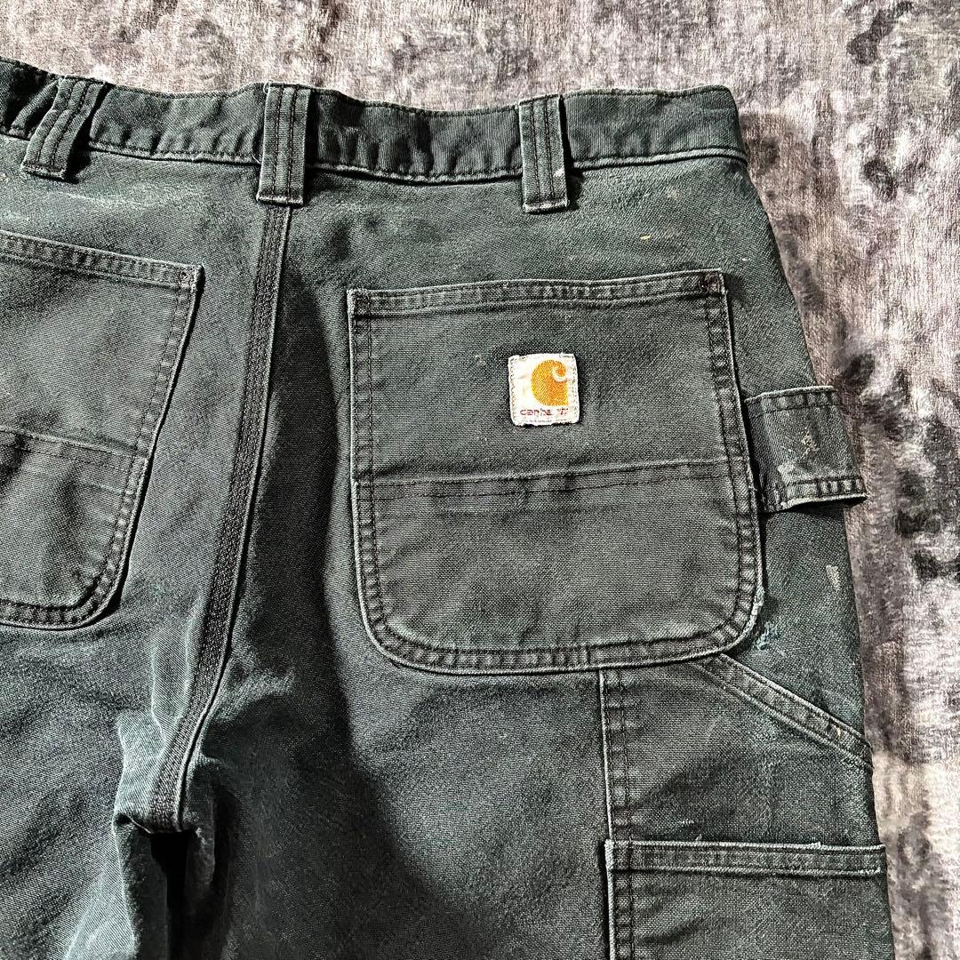 コメ欄セール！一点物 良フェード ダブルニー B134 ダック地 雰囲気系