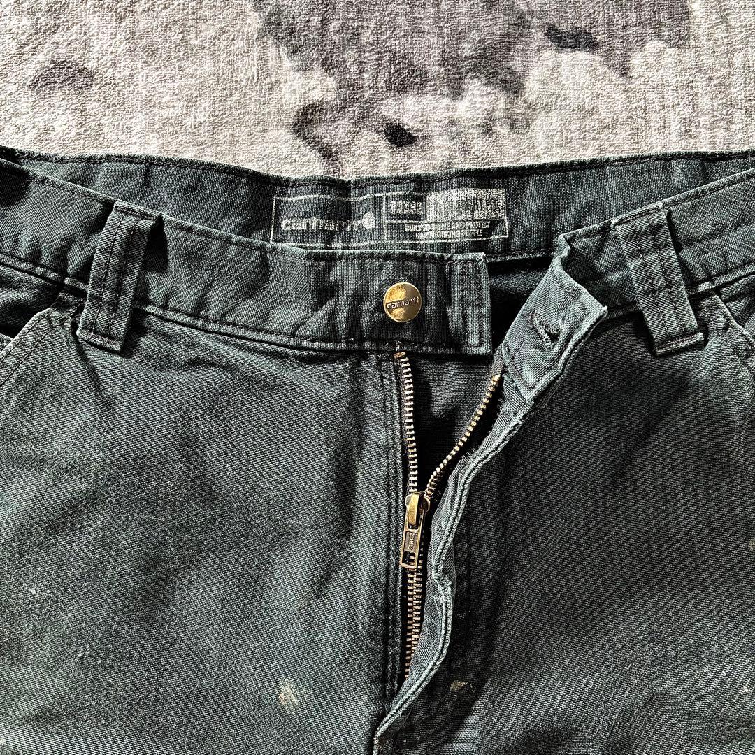 コメ欄セール！一点物 良フェード ダブルニー B134 ダック地 雰囲気系