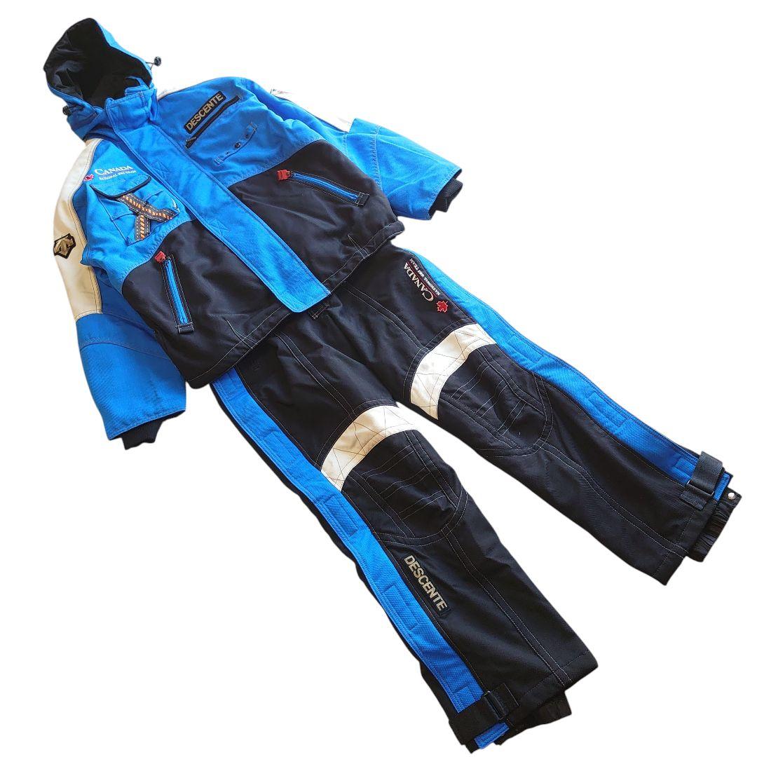 【レア】デサント  スキー スノボウェア セットアップ レトロ L