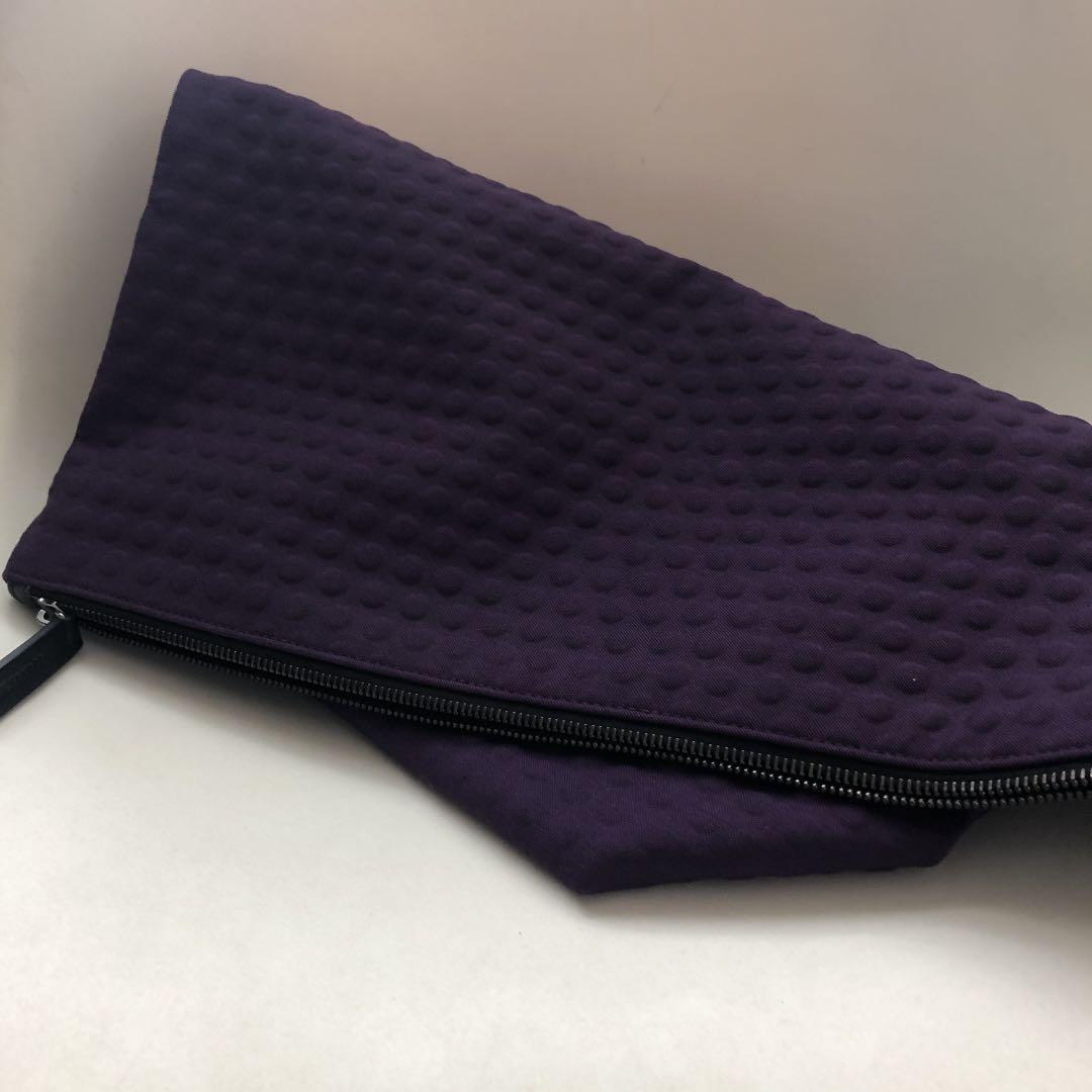 JIL SANDER エンボスドット　ビッククラッチバック