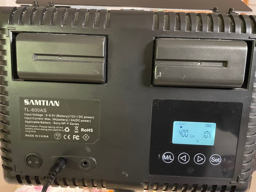 ビデオ・写真用照明 LEDライトキット SAMTIAN TL-600AS