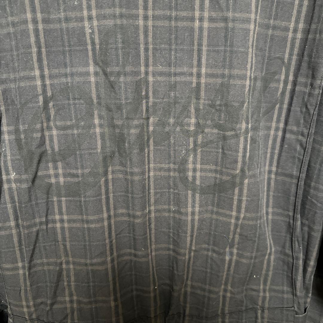 STUSSY グレー・チェック柄 つなぎ L