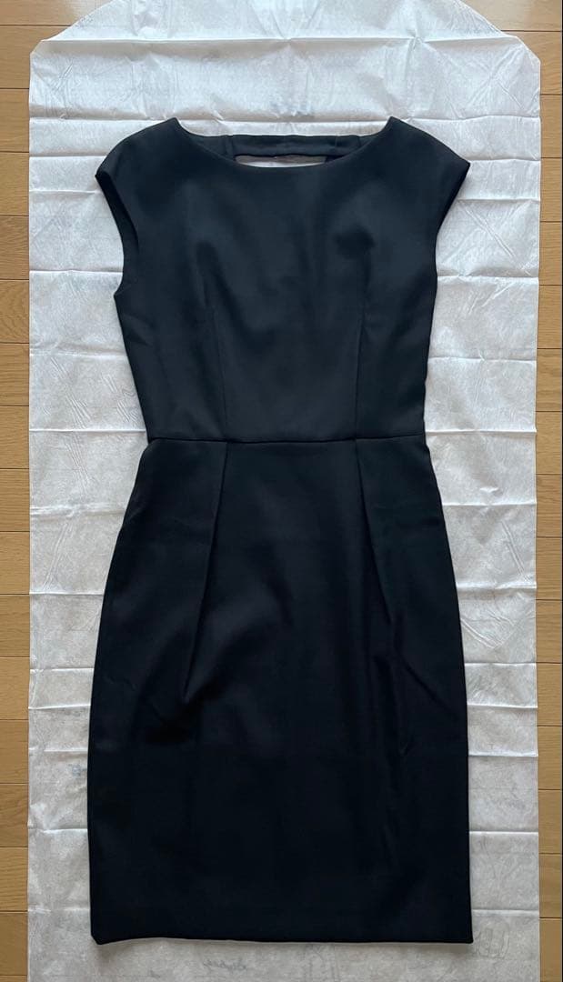 新品　ANAYI ビジュー付ワンピース　ブラック　38