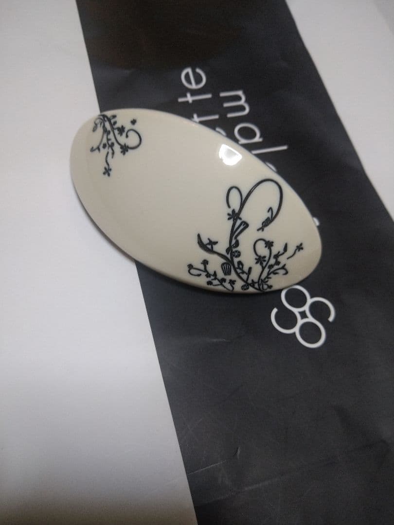 コレットマルーフ花模様 バレッタ