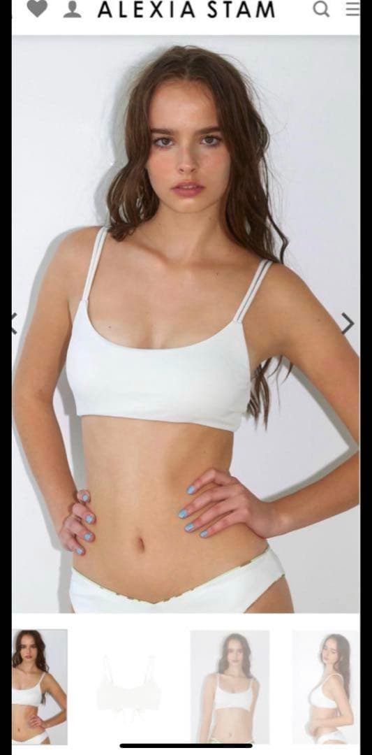 ALEXIA STAM クロップドキャミTOP 上下セット　 Sサイズ