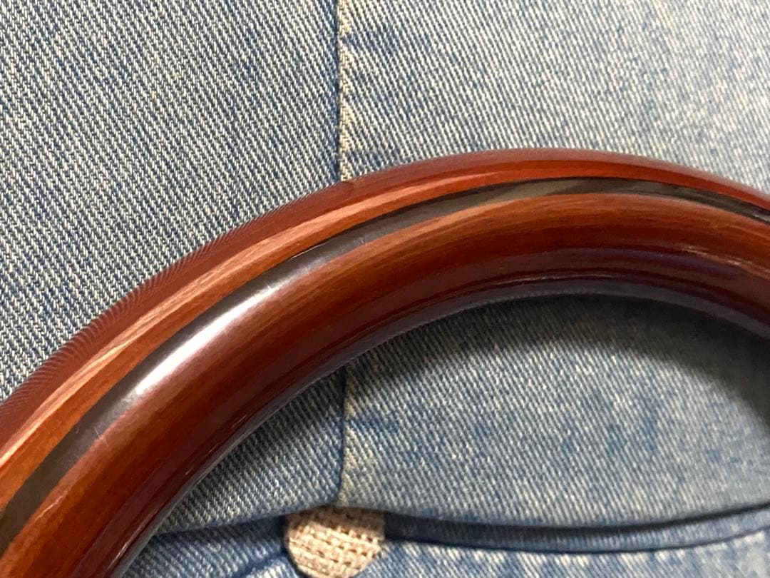 希少　ウッドステアリング 29Φ 小径　ホーンボタン付　即決大歓迎