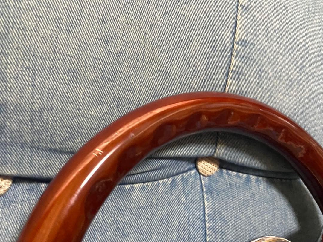 希少　ウッドステアリング 29Φ 小径　ホーンボタン付　即決大歓迎