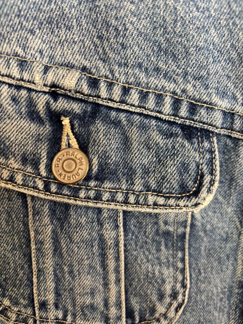 ダブルアールエル　三星　デニムジャケット　90s ラルフローレン