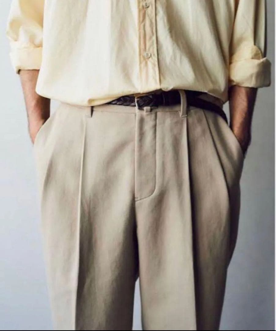 MAATEE&SONS/俺のチノパン/薄ベージュ サイズ3