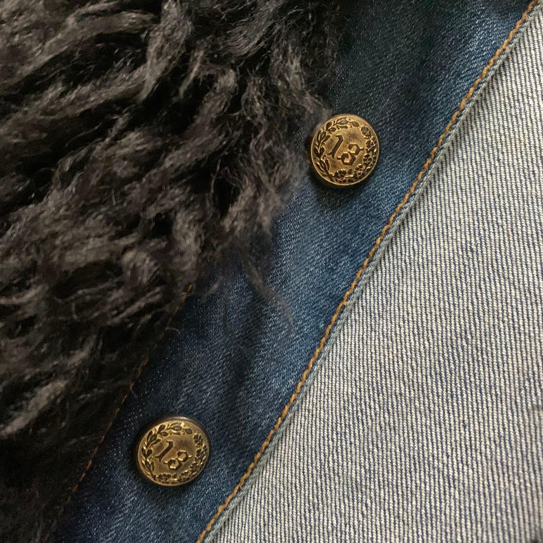 ☆R13 アールサーティーン ファー付 デニムジャケット Gジャン☆