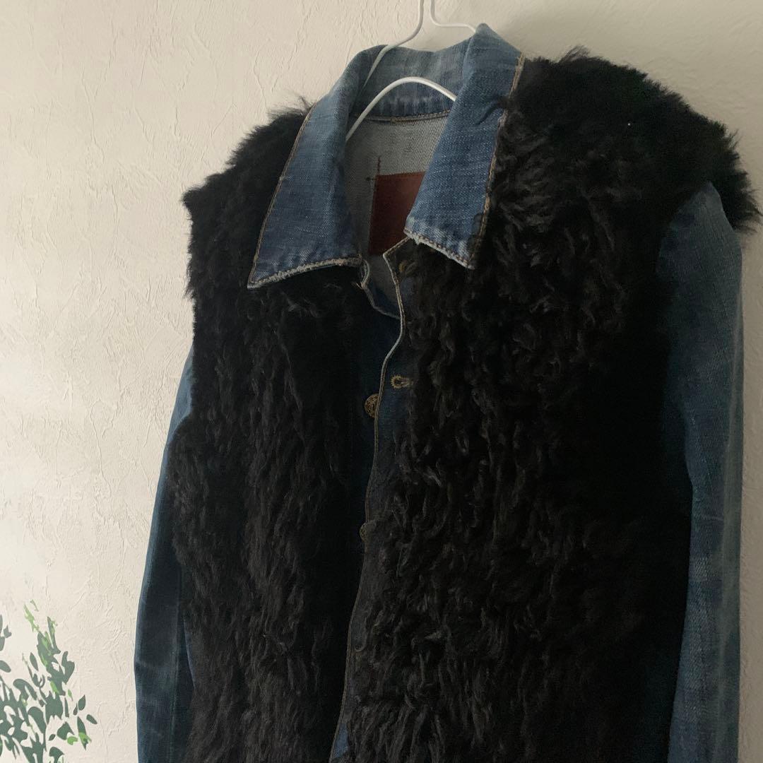 ☆R13 アールサーティーン ファー付 デニムジャケット Gジャン☆