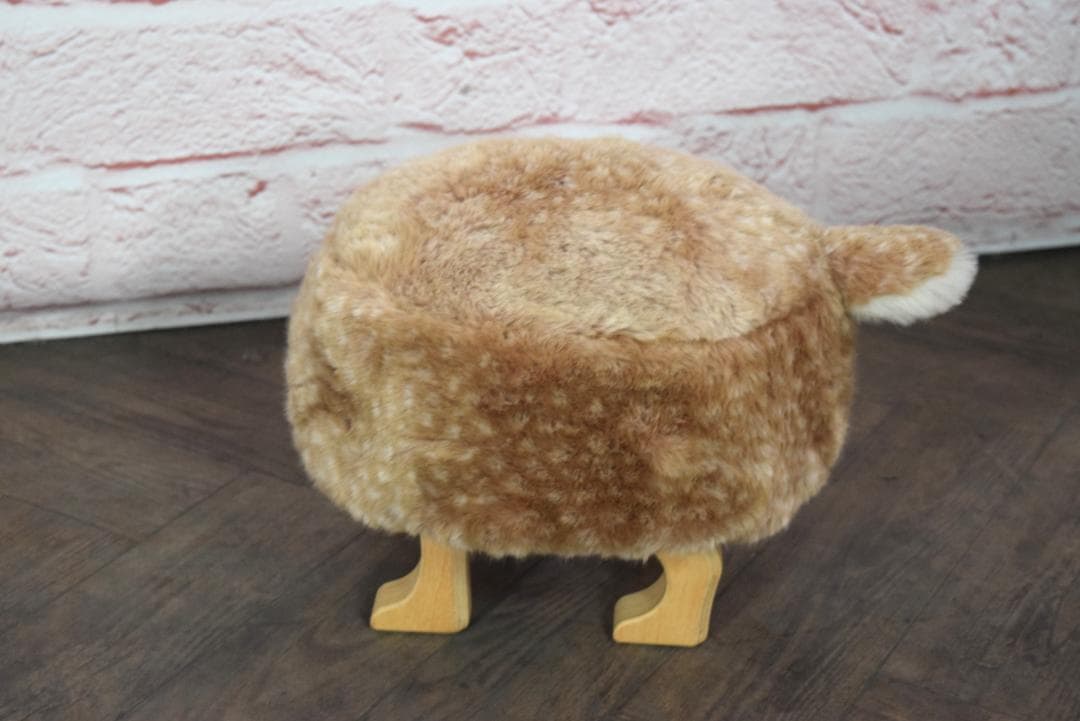 展示品 旭川家具 匠工芸 アニマルスツール バンビ SSサイズ