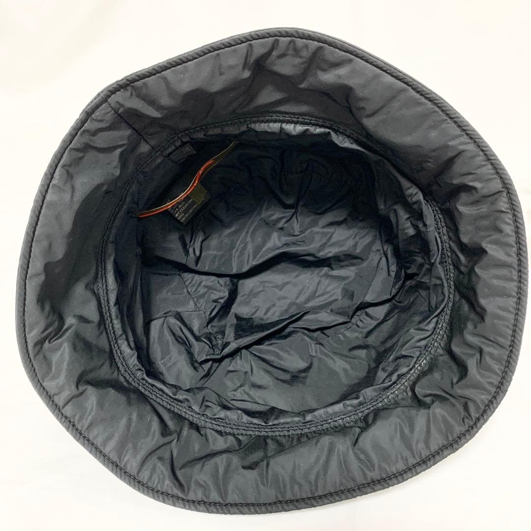 PRADA プラダスポーツ バケットハット ナイロン ブラック M