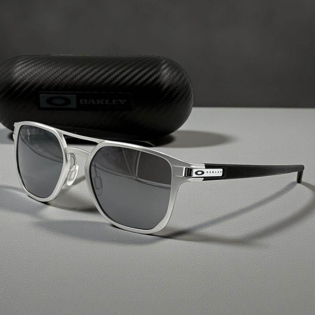 【美品】 オークリー ラッチアルファ サングラス 偏光レンズ ヘキサゴン 希少