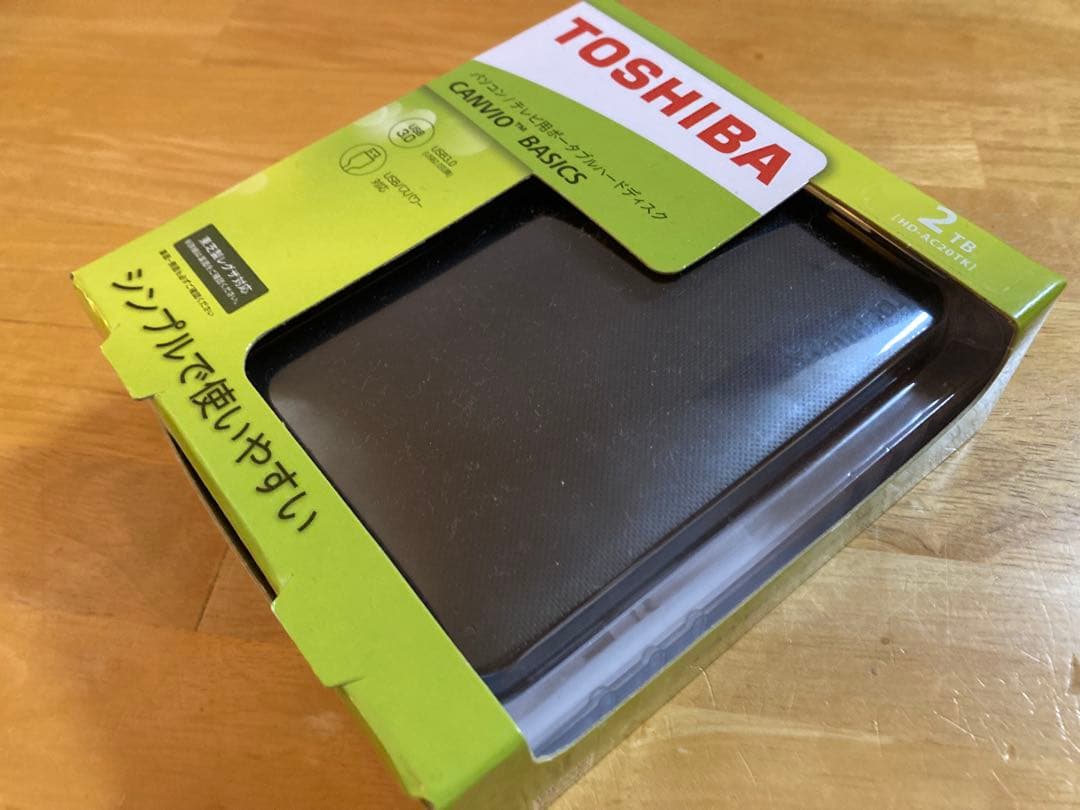 ☆新品未使用☆2TB☆東芝☆CANVIO☆BASICS☆