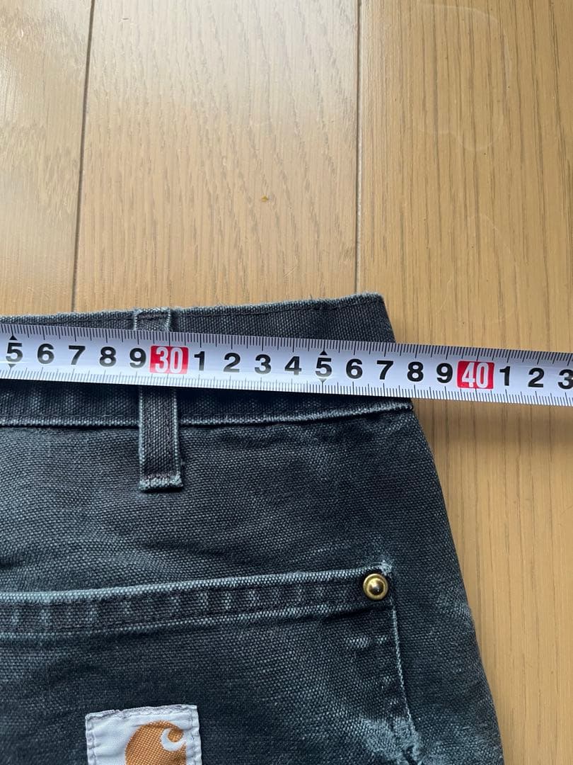 カーハート ダブルニー old Carhartt ブラック パンツ フェード