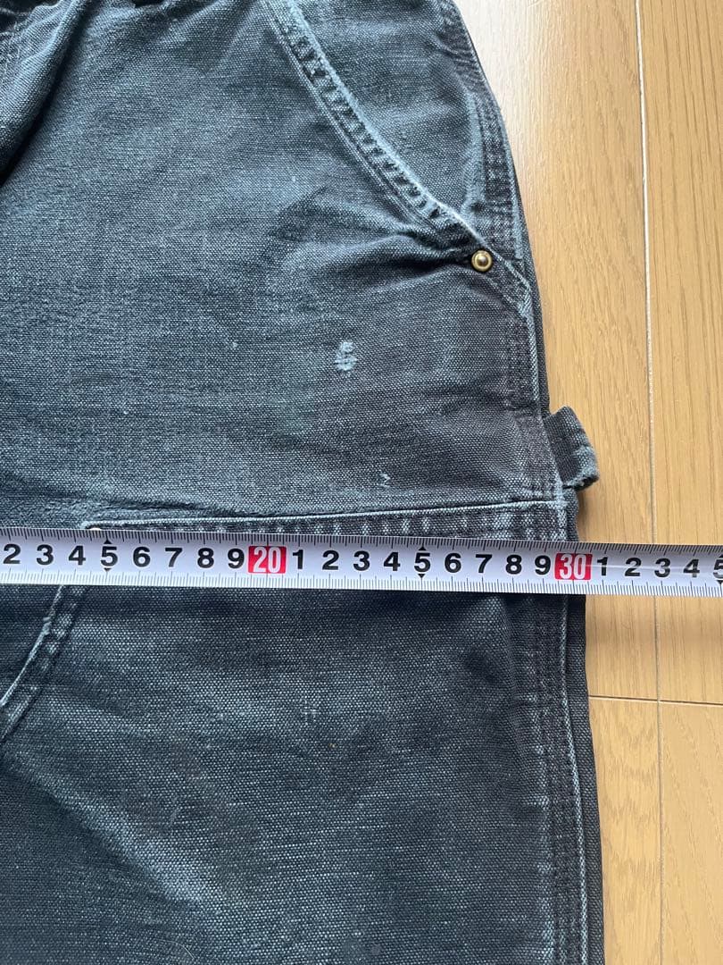 カーハート ダブルニー old Carhartt ブラック パンツ フェード