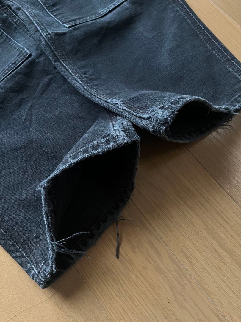 カーハート ダブルニー old Carhartt ブラック パンツ フェード