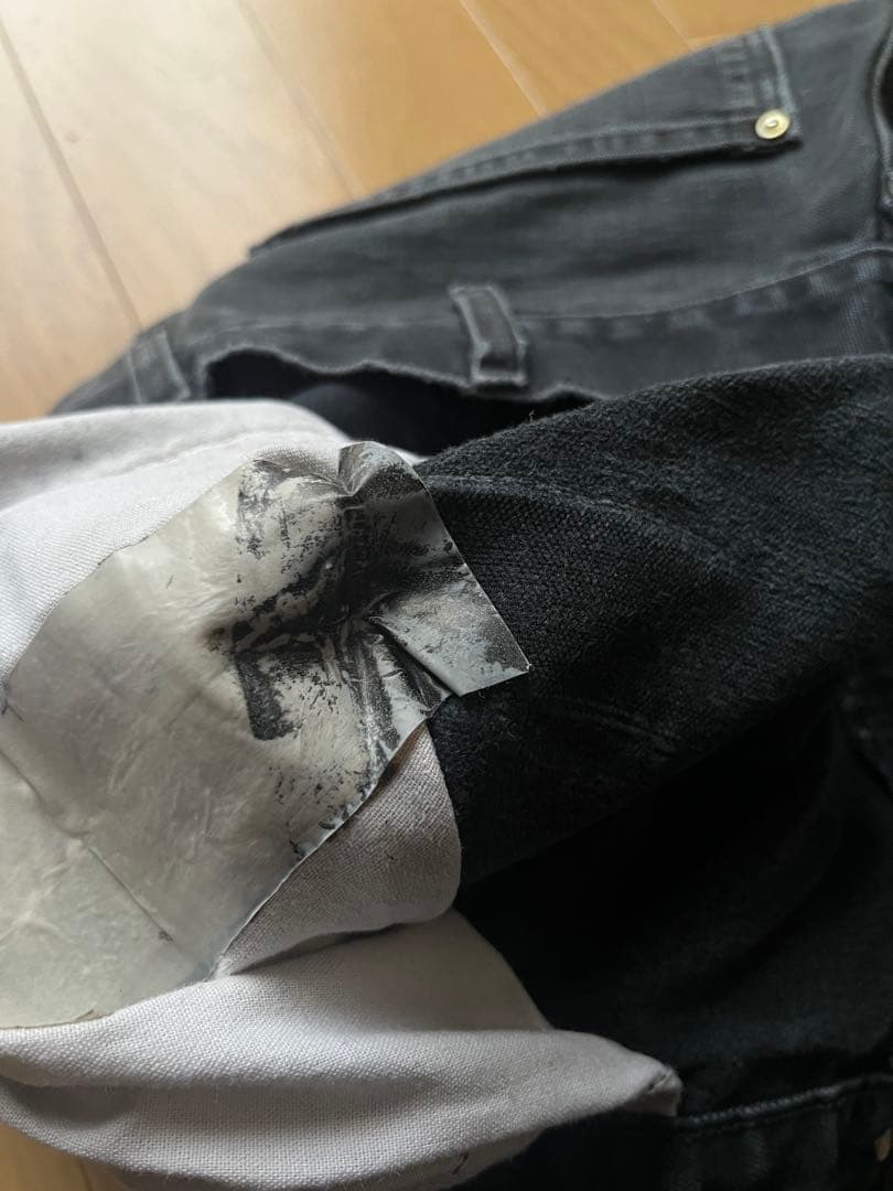 カーハート ダブルニー old Carhartt ブラック パンツ フェード