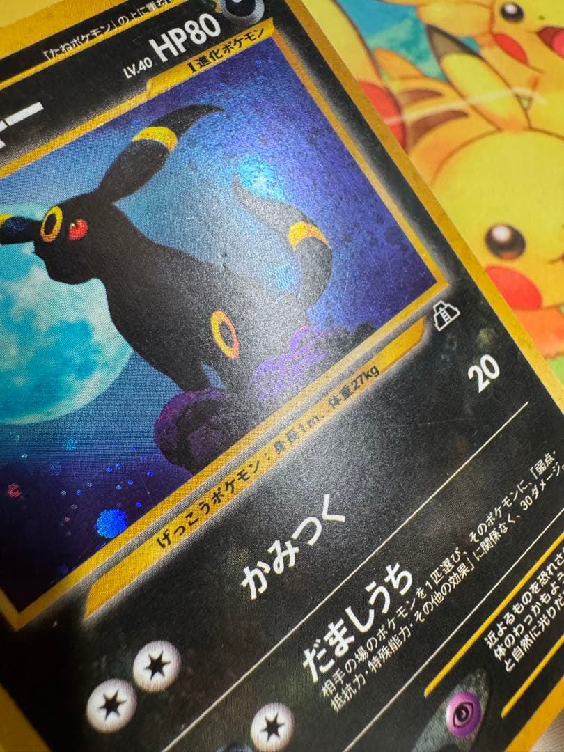 ポケモンカード ブラッキー HP80 No.197 旧裏