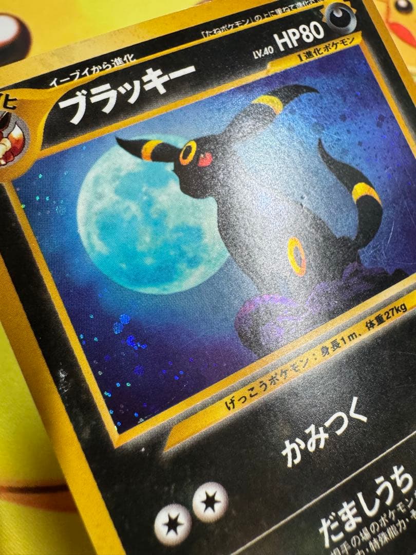 ポケモンカード ブラッキー HP80 No.197 旧裏