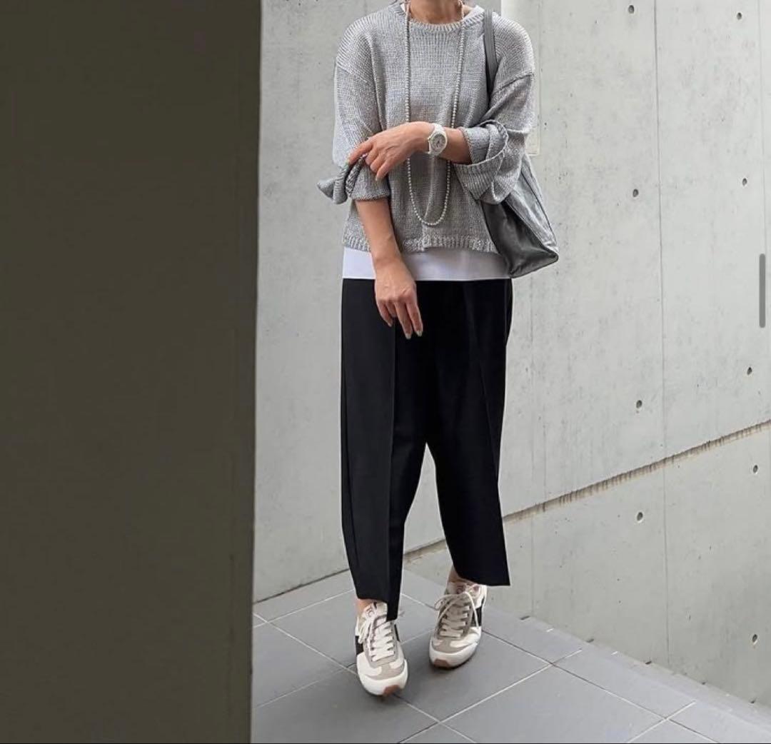 july nine ジュライナイン　イージーパンツ　ブラック