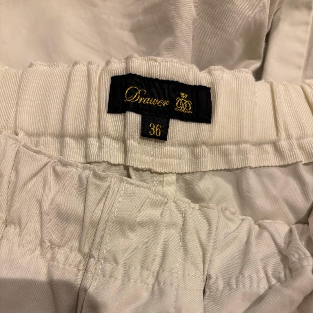 Drawer ドゥロワー ギャバジンカーゴパンツ