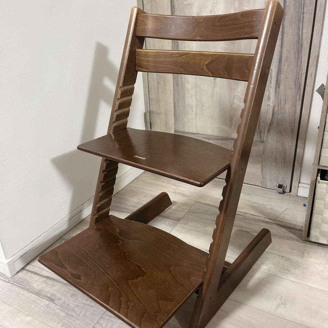 人気色✨ストッケ トリップトラップ ウォールナット シリアル3 チェア