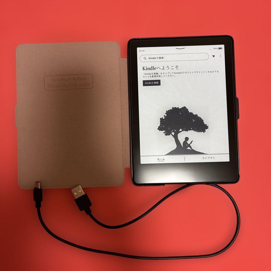 Kindle Paperwhite 第11世代 16GB 広告無 カバー付 美品