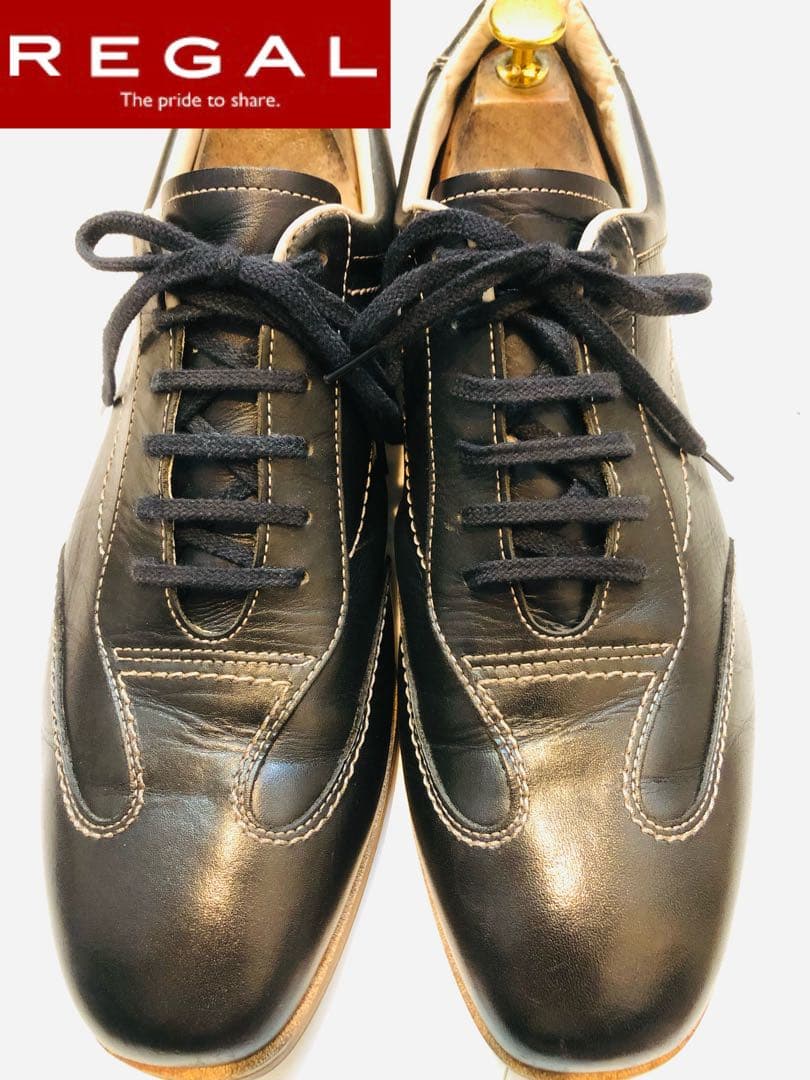 ★超美品★定価27,400円！リーガル REGAL レザースニーカー 25.5