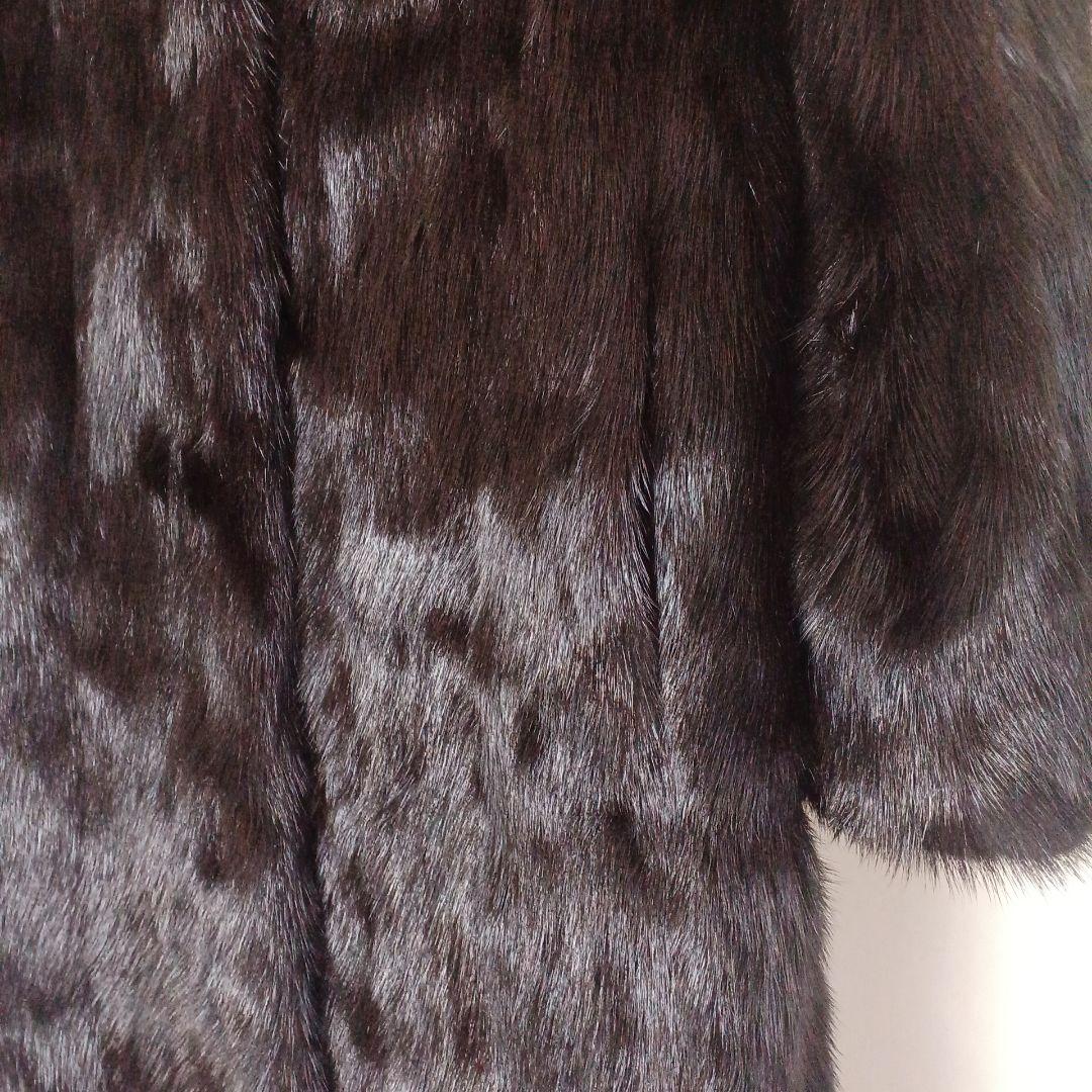 高級ミンク McSable FUR リアルファーコート 11 毛皮 ミンク