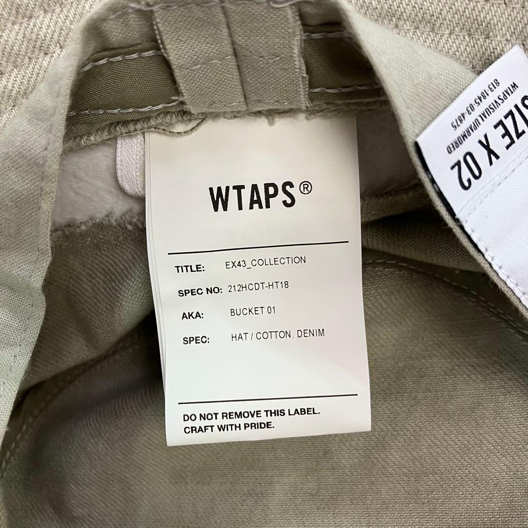 WTAPS ダブルタップス バケハ コットン デニム サイズ2 ベージュ系