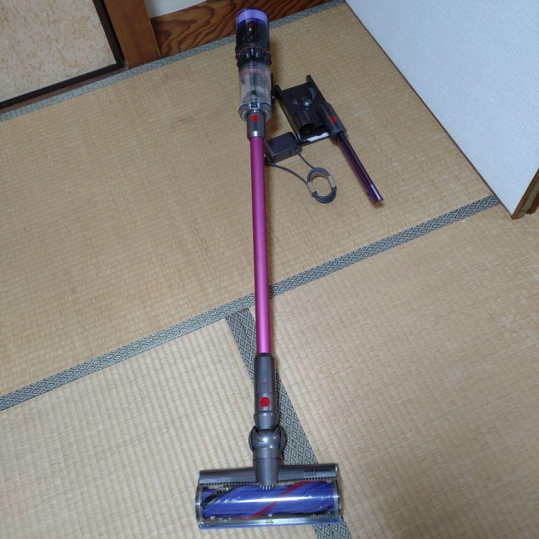 Dyson コードレス掃除機 紫色 ホルダー付き