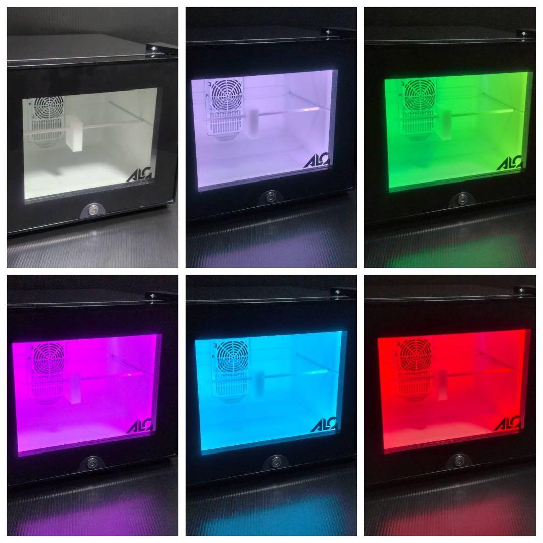 LED内蔵 ミニゲーミング冷蔵庫 20L ALG-GMMFL20L 完全動作品