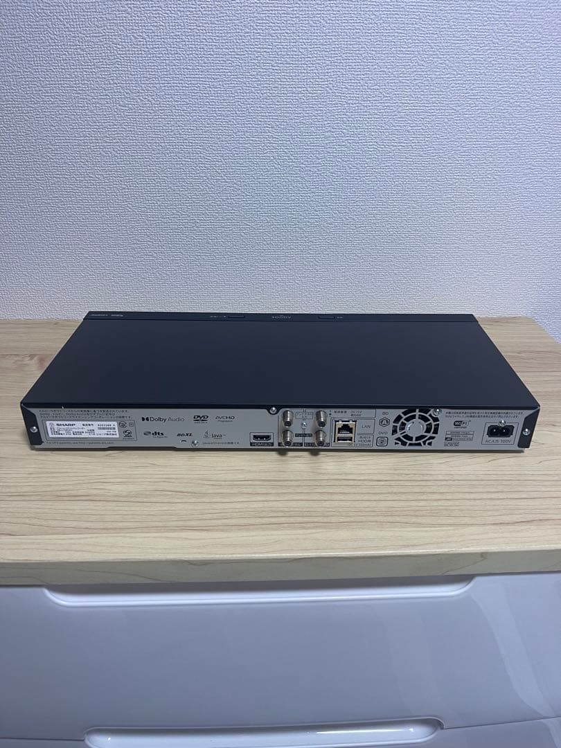 【SHARP】ブルーレイディスクレコーダー