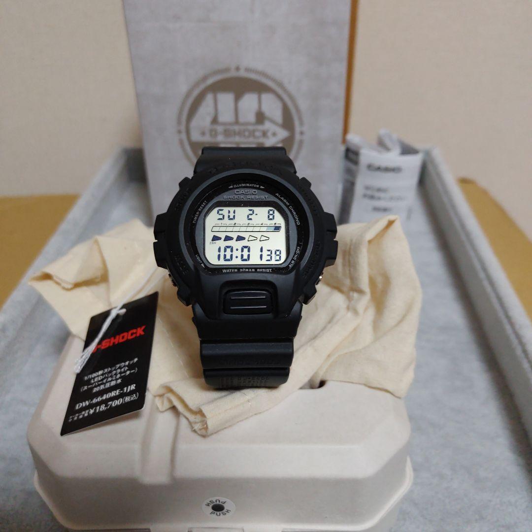 【美品】G-SHOCK 40th Models DW-6640RE-1JR