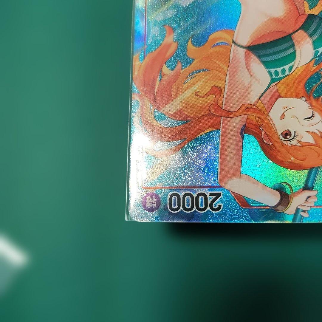 ワンピースカード　ナミ　Rパラレル　ロマンスドーン