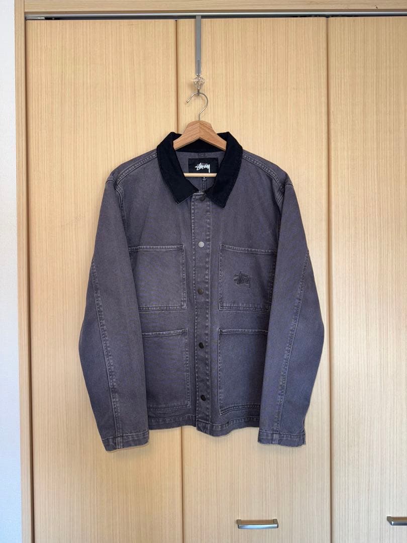 Stussy Heavy Washed Chore Jacket Mサイズ