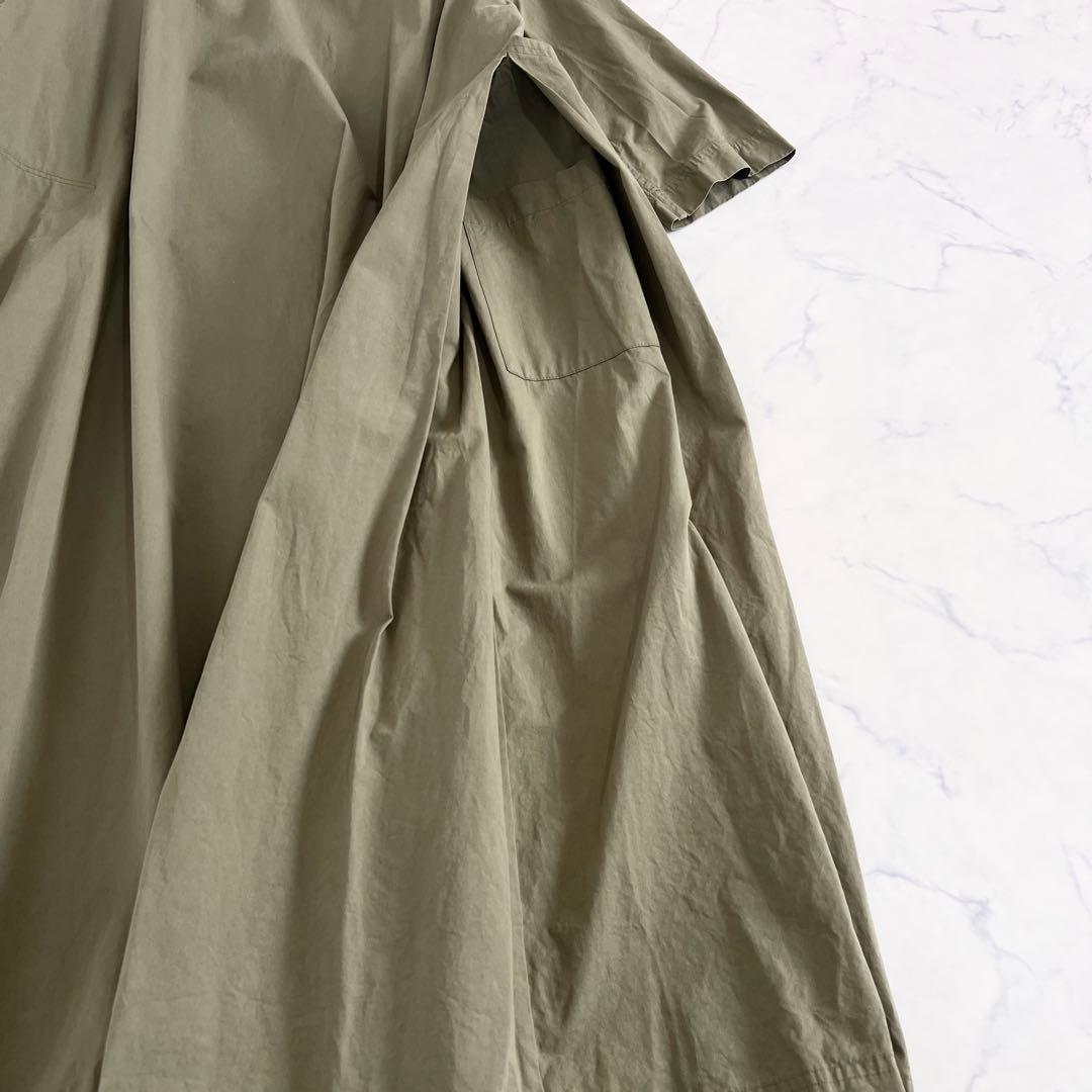 BEARDSLEY ビアズリー サイド ボックス タック ワンピース