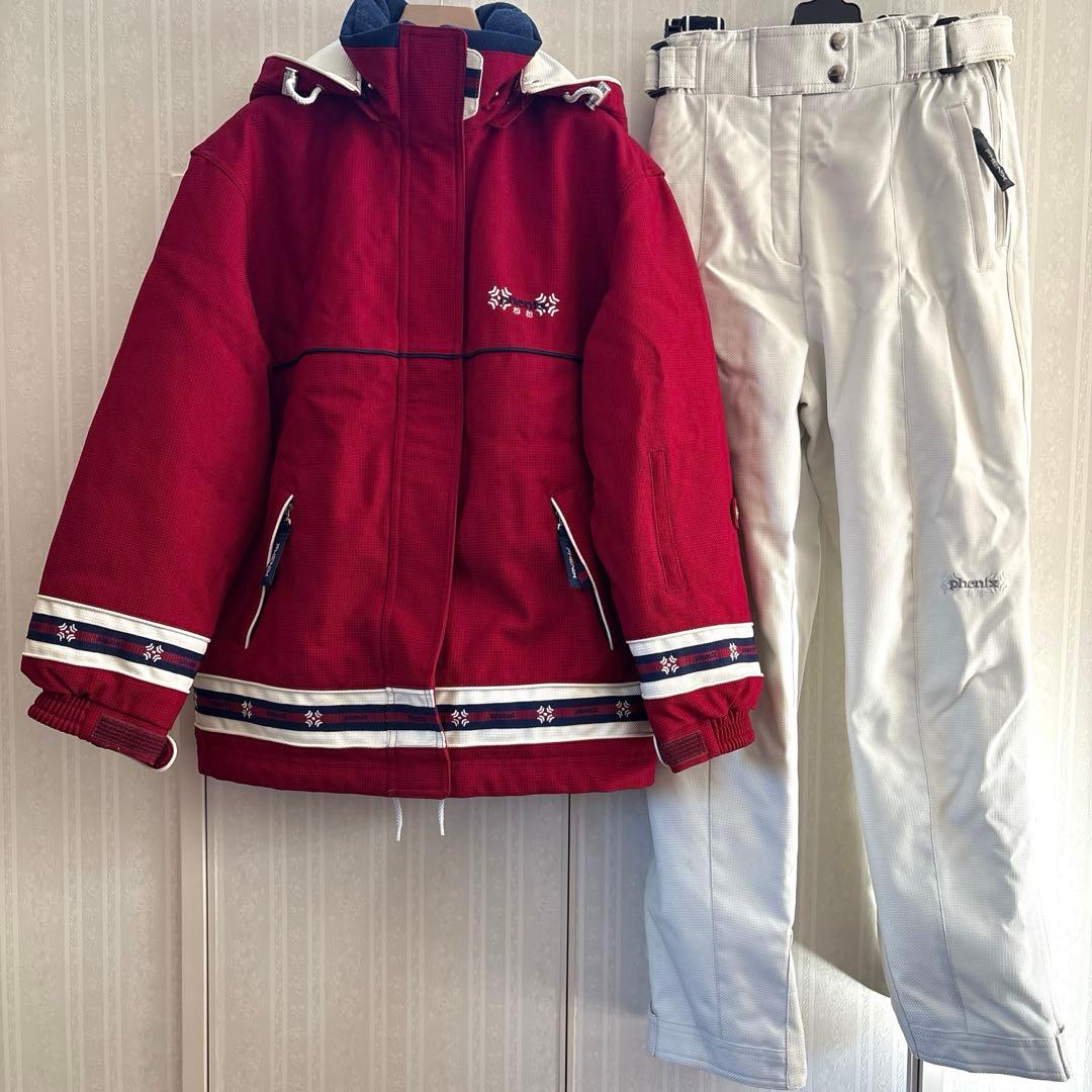 【美品】スキーウェア 上下セット miss phenix Mサイズ