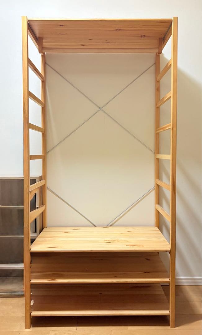 ちゅう無印良品 パイン材ユニットシェルフ・ワードローブ【廃盤・旧型】