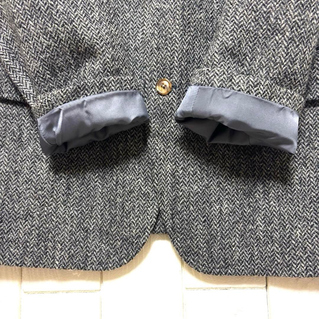 美品 J.PRESS × Harris Tweed テーラードジャケット グレー