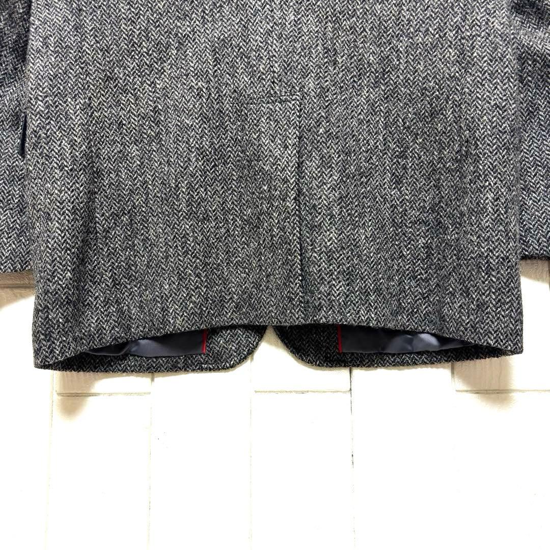 美品 J.PRESS × Harris Tweed テーラードジャケット グレー