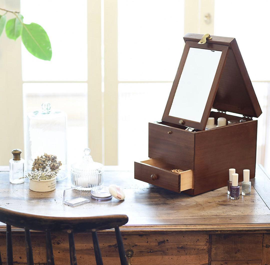 木製化粧箱 メイクボックス 日本製 茶谷産業