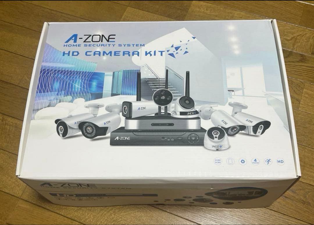 お値下げ‼️新品未使用 防犯カメラ 子機4台 ハードディスク付き