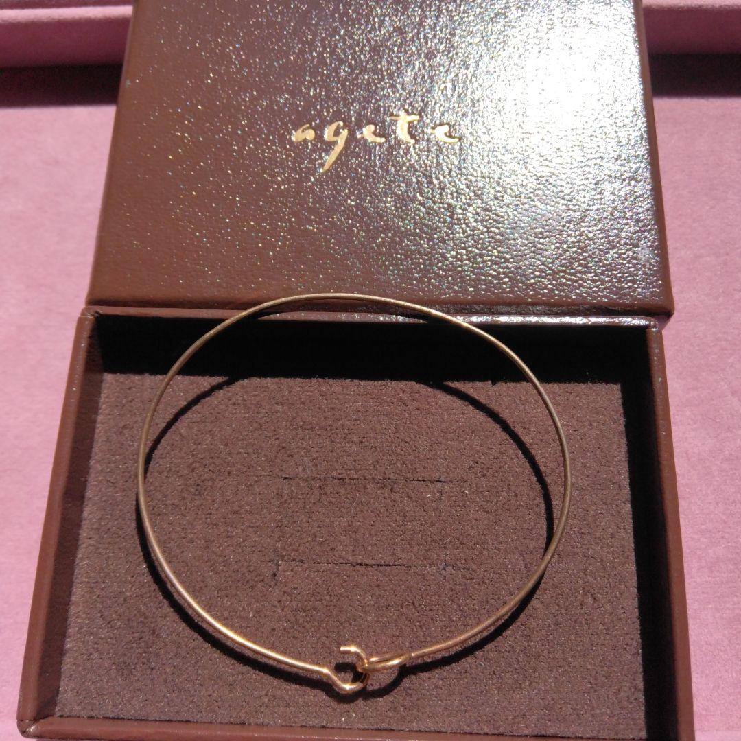 ◇agete ◇K10◇ブレスレット バングル